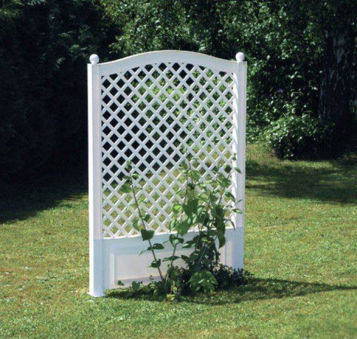 Купить садовая декоративная шпалера khw, 100 см, белая  в .